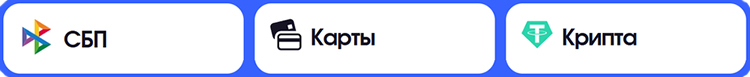 Способы оплаты
